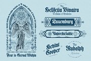 Aquenta Fracta, a Blackletter Font by ilhamtaro (Thumbnail 3 of 10)