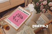 CATS: Naive Vector Cat Illustrations, an Animal Illustration by Veyla (Thumbnail 10 of 11)