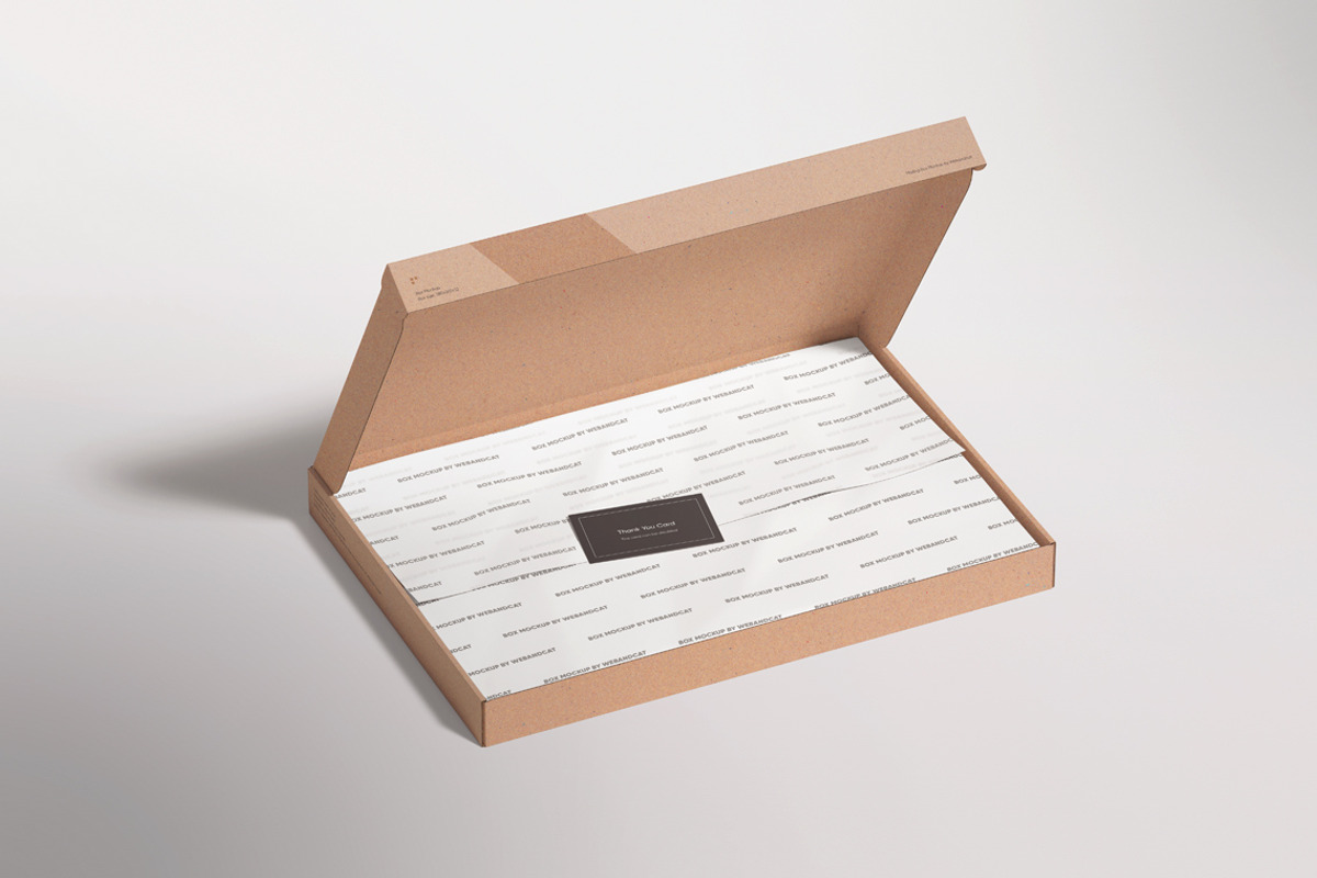 European Mailing Box Mockup, a Packaging Mockup by WebAndCat (Photo 10 of 15)