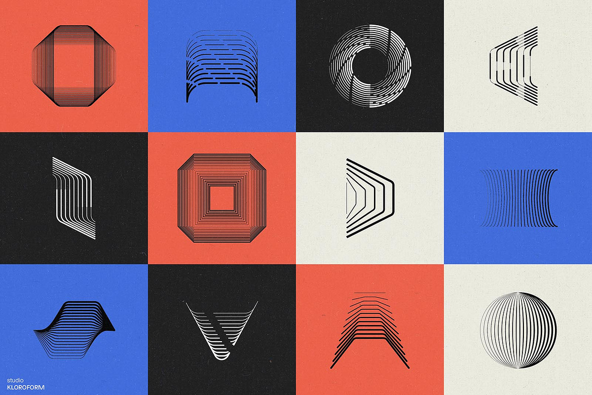 Line Logic - 240 Vector Objects, an Outline Icon by kloroform (Photo 6 of 13)