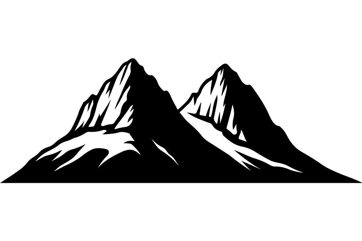 Mountain Range Silhouette, an Object Graphic by Designer_Momina (Photo 19 of 20)