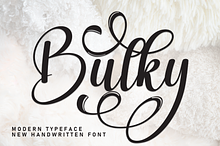 Bulky | Script Font