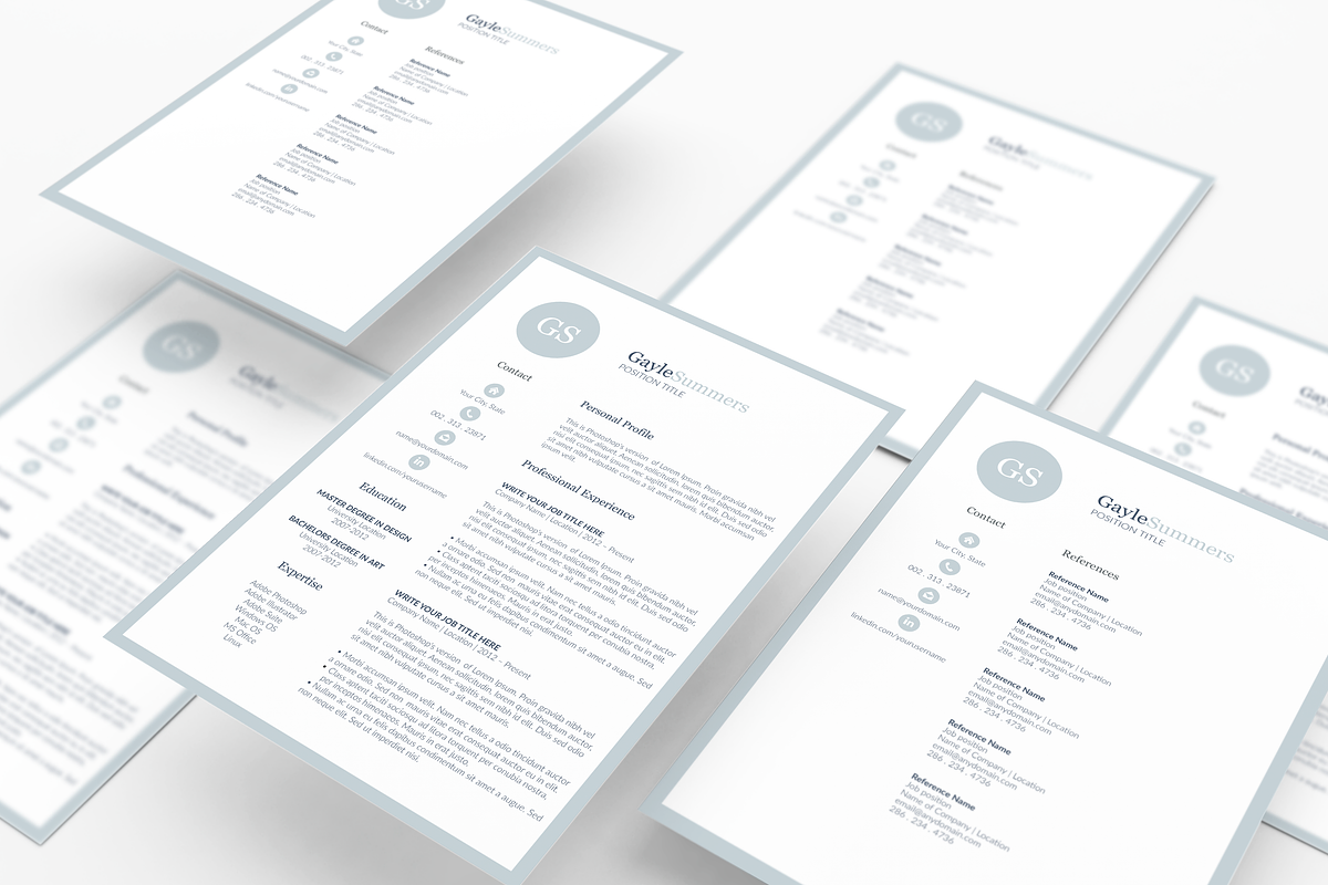 Creative and Professional Resume, a Resume Template by GraphicFlava (Photo 8 of 8)