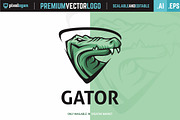 Gator Head Logo, a Branding & Logo Template by pixelogan (Thumbnail 1 of 2)