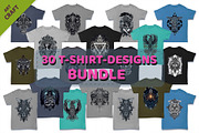 Big Bundle T-Shirt-designs. Mystic, a Pattern Graphic by KENO Mascots (Thumbnail 1 of 4)