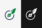 Nature Pen - Writer Leaf Pen Logo, a Branding & Logo Template by Creattlle (Thumbnail 4 of 4)