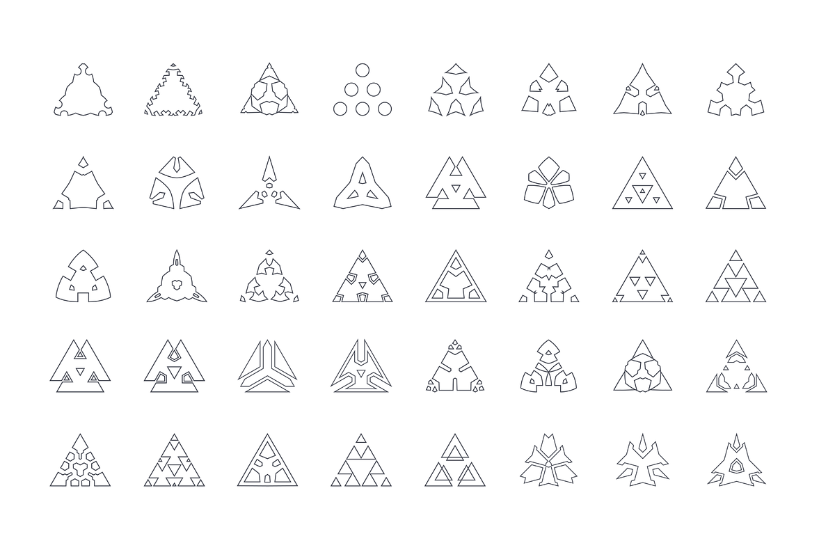 Logo Creator Triangle Shapes Edition, a Branding & Logo Template by Reshapely (Photo 4 of 14)