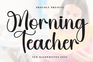 Morning Teacher Script Font