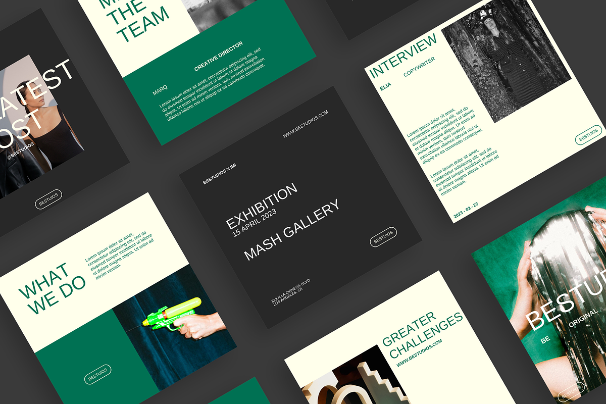 Instagram post and story template, a Templates & Theme by hk__dsgn (Photo 10 of 14)