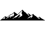Mountain Range Silhouette, an Object Graphic by Designer_Momina (Thumbnail 17 of 20)