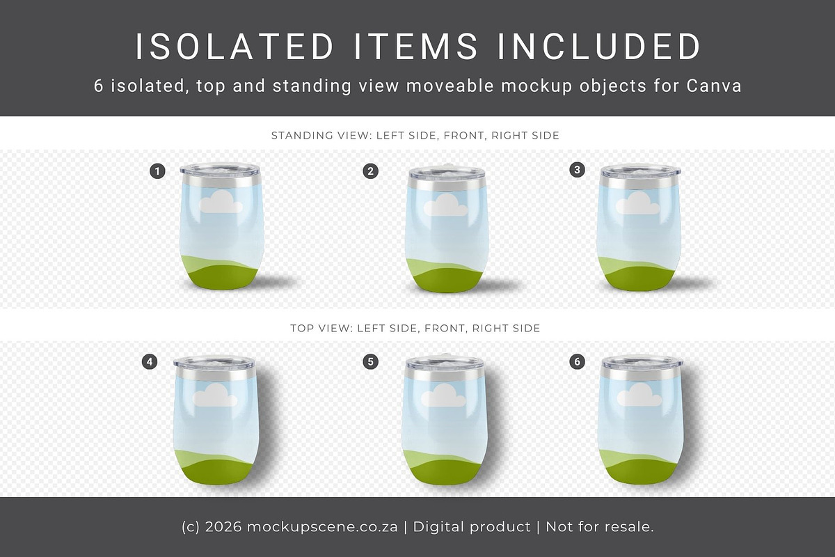 12oz Wine Tumbler Canva Smart Mockup, a Cups & Container Mockup by Mockup Scene (Photo 2 of 14)