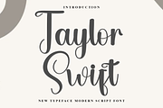 Taylor Swift, a Handwritten Font by InermediaSTUDIO (Thumbnail 1 of 8)
