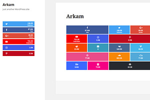 Social Media Counters For WordPress