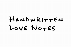 Handwritten Love Notes