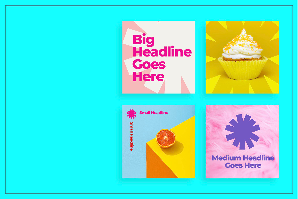 Brand Starter Pack: Big Bold Color, a Branding & Logo Template by Walla Marketplace (Photo 8 of 13)