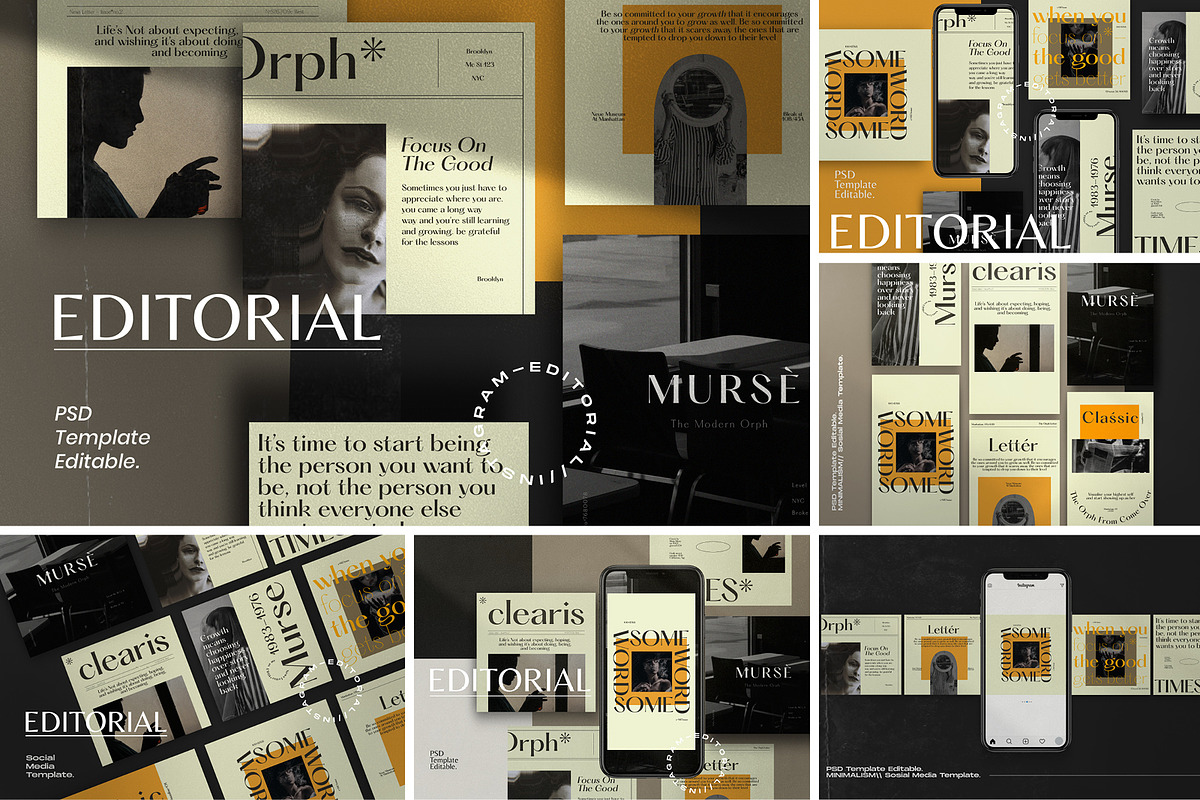 Trendy Font Elegant Bundle + Bonus, a Social Media Template by Dirtytemp Studio (Photo 27 of 33)
