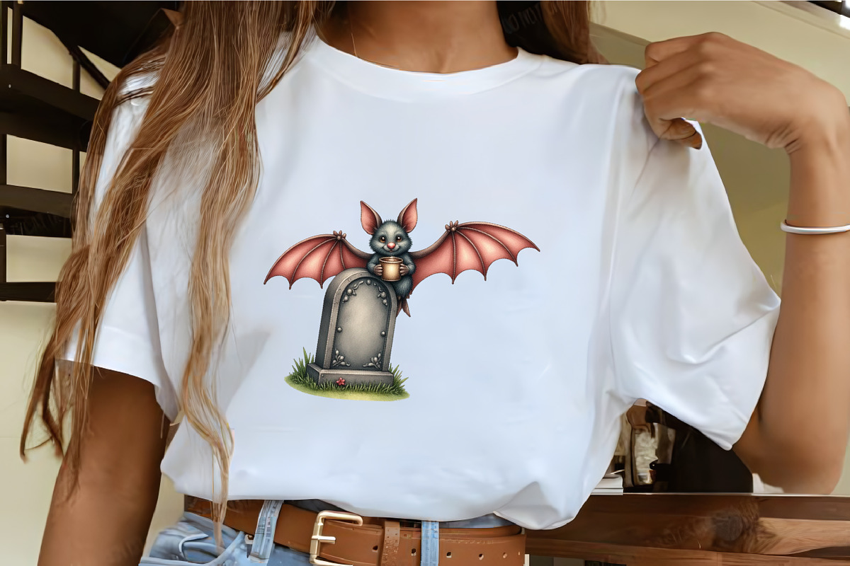 Batty Without Coffee Png,Halloween P, an Illustration by CrexoraLab (Photo 3 of 5)