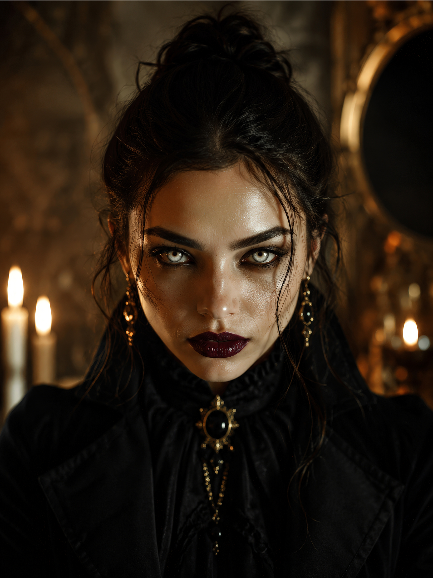 Gothic Woman Black Victorian Dress, a Person Photo by Hamza067