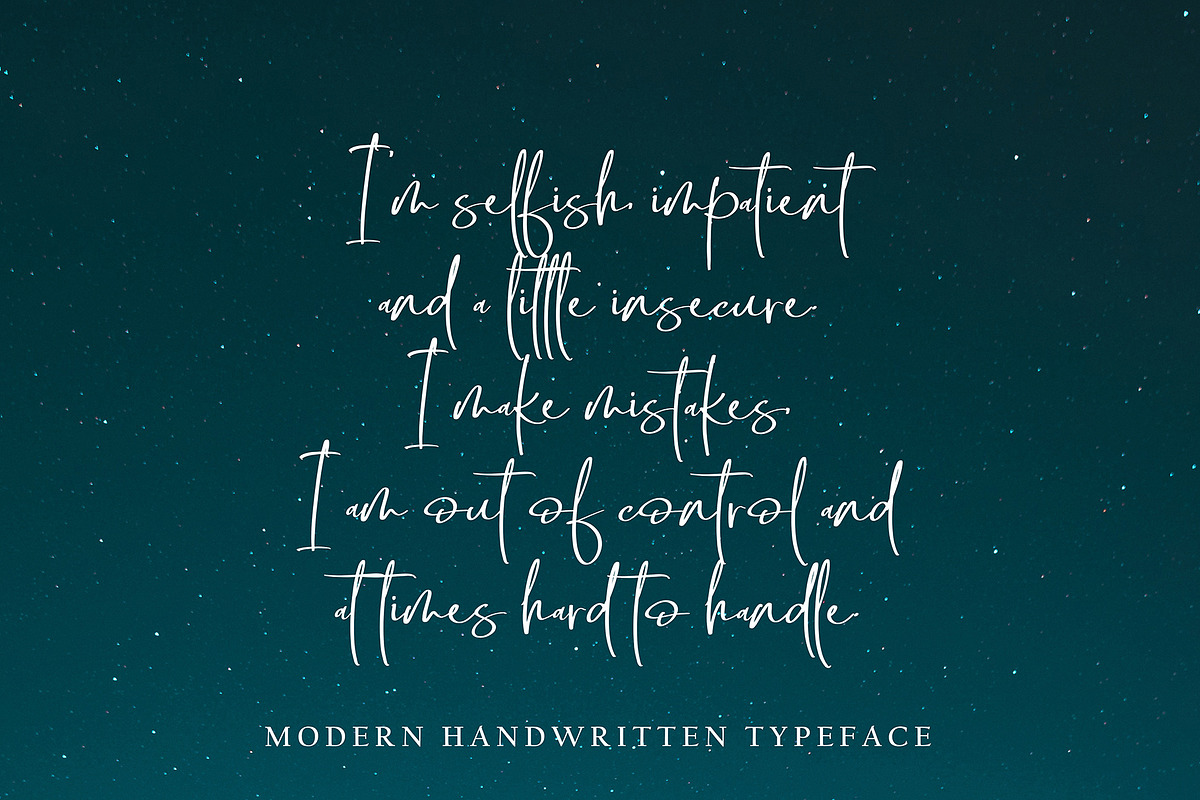Chaim Gideon, a Handwritten Font by HaKi Studio (Photo 4 of 5)