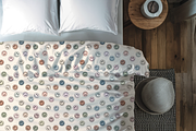 Retro Smiley Face Seamless Pattern, a Pattern Graphic by OwlAndFern (Thumbnail 2 of 9)