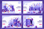 Online Banking Web Illustrations, a Finance Illustration by Alex Krugli (Thumbnail 4 of 14)