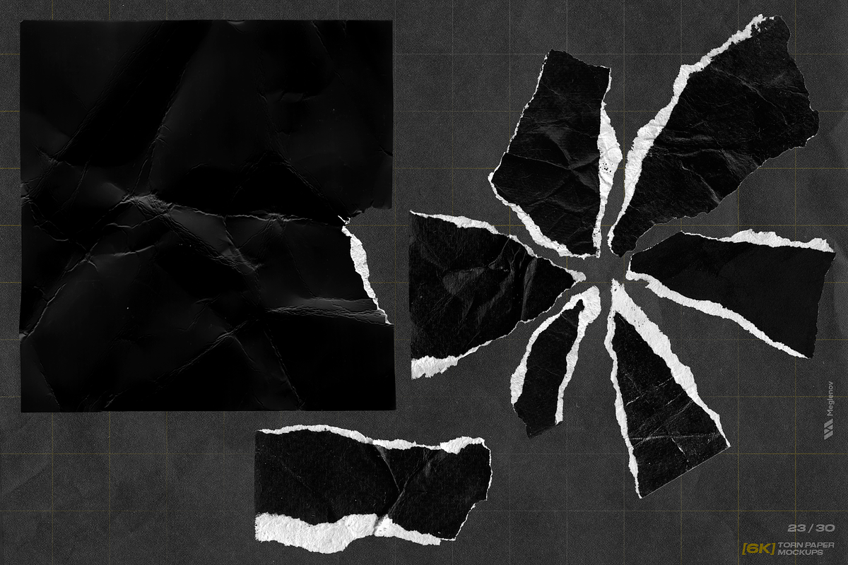 [6K] Torn Paper Mockups, a Texture Graphic by Meglenov (Photo 7 of 16)