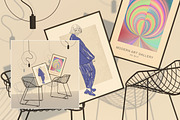 Monochrome Minimal | Farme Mockup, a Household Mockup by yuliyuri.studio (Thumbnail 3 of 8)