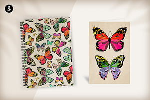 Butterflies Seamless Pattern