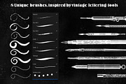 Procreate Vintage Lettering Bundle, a Brush Add-On by Letter Elfa Studio (Thumbnail 2 of 9)