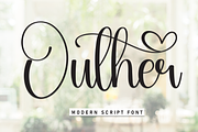 Outher | Script Font, a Handwritten Font by Scratchones (Thumbnail 1 of 9)