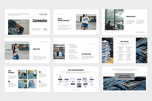 Jonaru : Fashion Google Slides