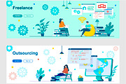 Flat Web Banners Template Kit, a Templates & Theme by alexdndz (Thumbnail 13 of 26)