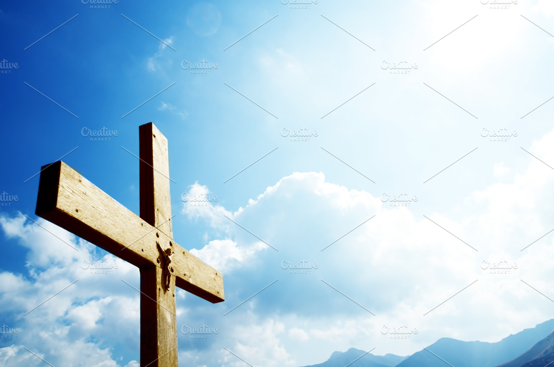 Cross on the blue sky, an Architecture Photo by Photocreo Michal Bednarek