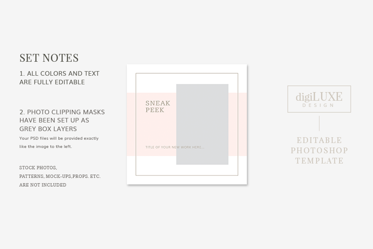 Pink Instagram Social Media Set, a Social Media Template by Digiluxe (Photo 2 of 5)