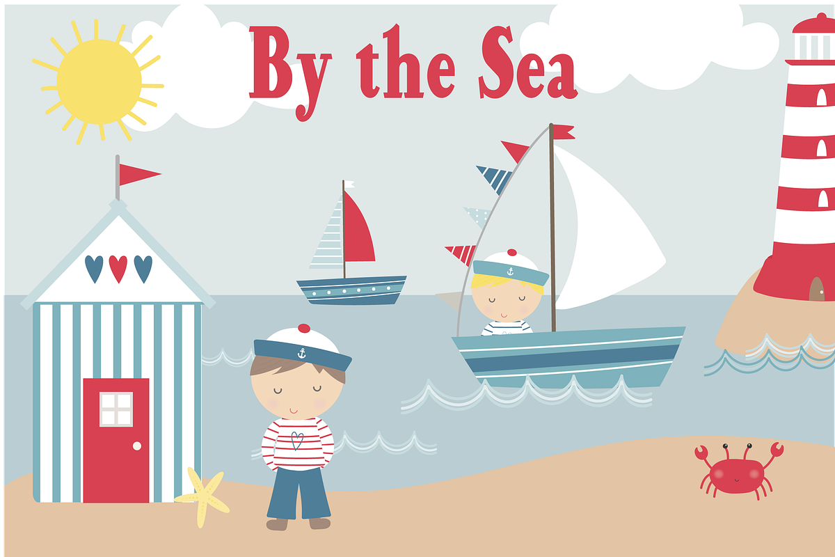 By the Sea, a Texture Illustration by Poppymoondesign (Photo 1 of 3)