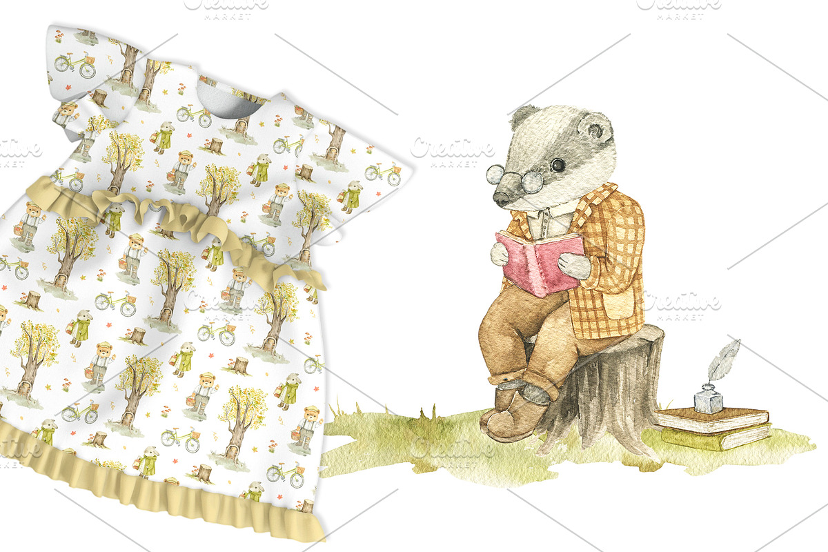 Autumn Fairytale clipart, an Animal Illustration by Eves_Aquadreams (Photo 9 of 9)
