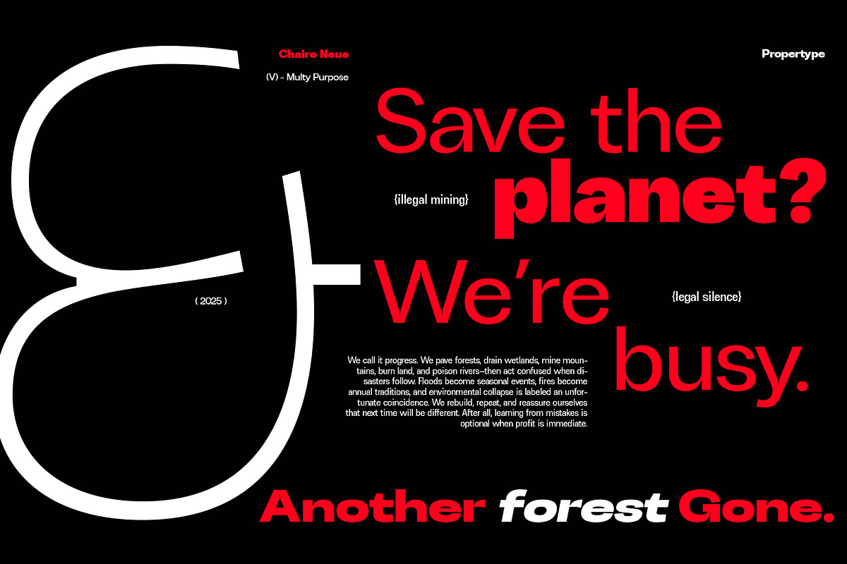 ChairoNeue, a Sans Serif Font by Propertype (Photo 7 of 14)