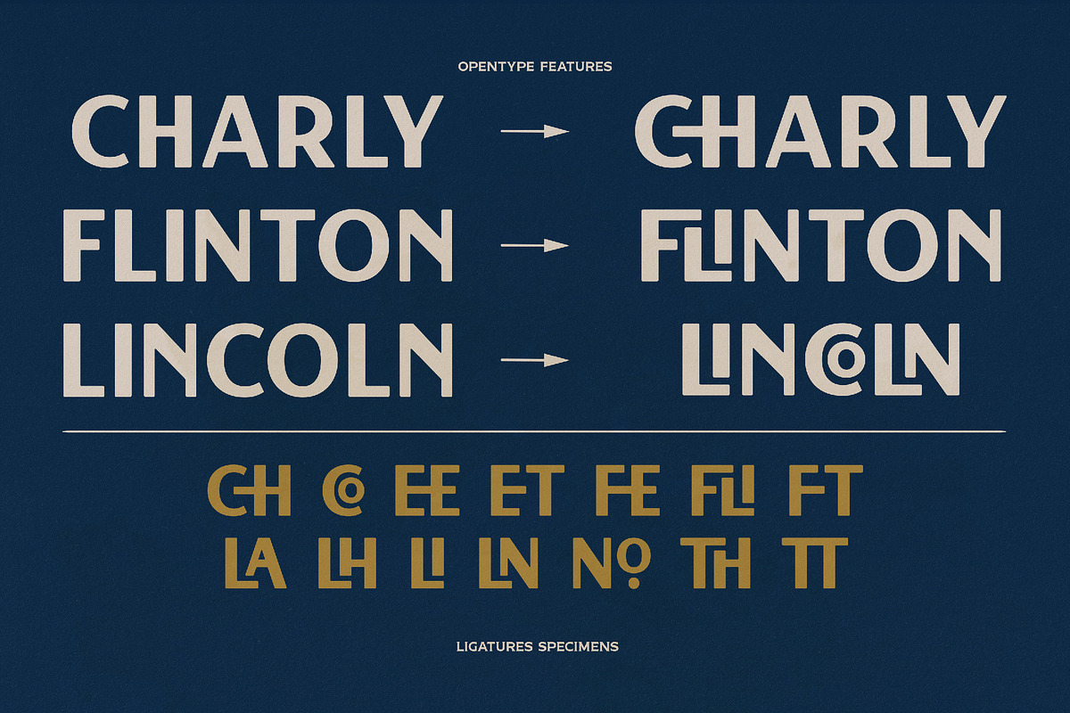 Preizton - Vintage Matchbooks Font, a Sans Serif Font by Roams Type (Photo 4 of 11)