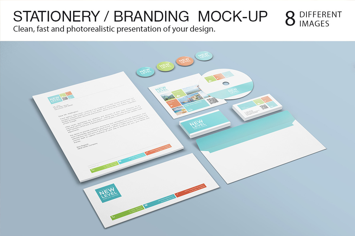 Stationery / Branding Mock-Up #2, a Product Mockup by ItemBridge (Photo 1 of 5)