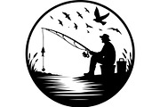 Fishing Vector Scene Bundle, an Object Graphic by jahid234 (Thumbnail 9 of 13)