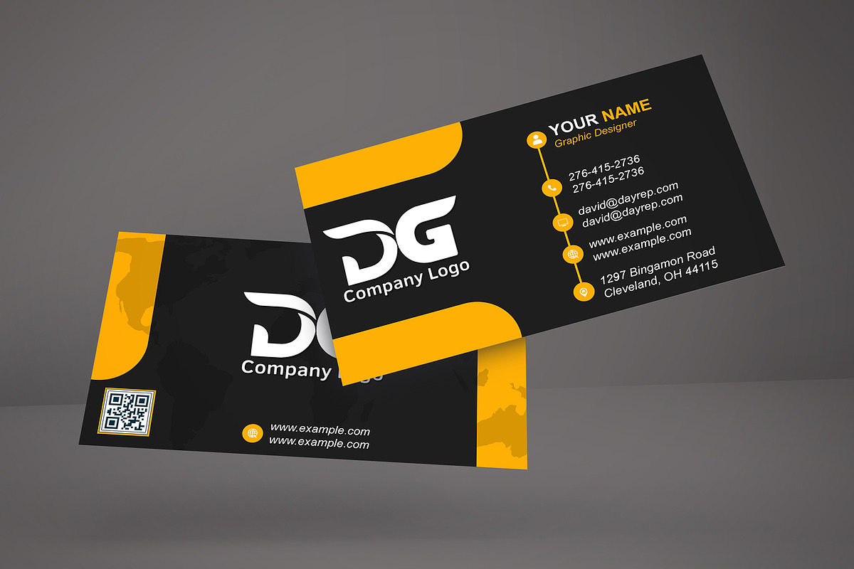 2 Sided Business Card PSD preview 7