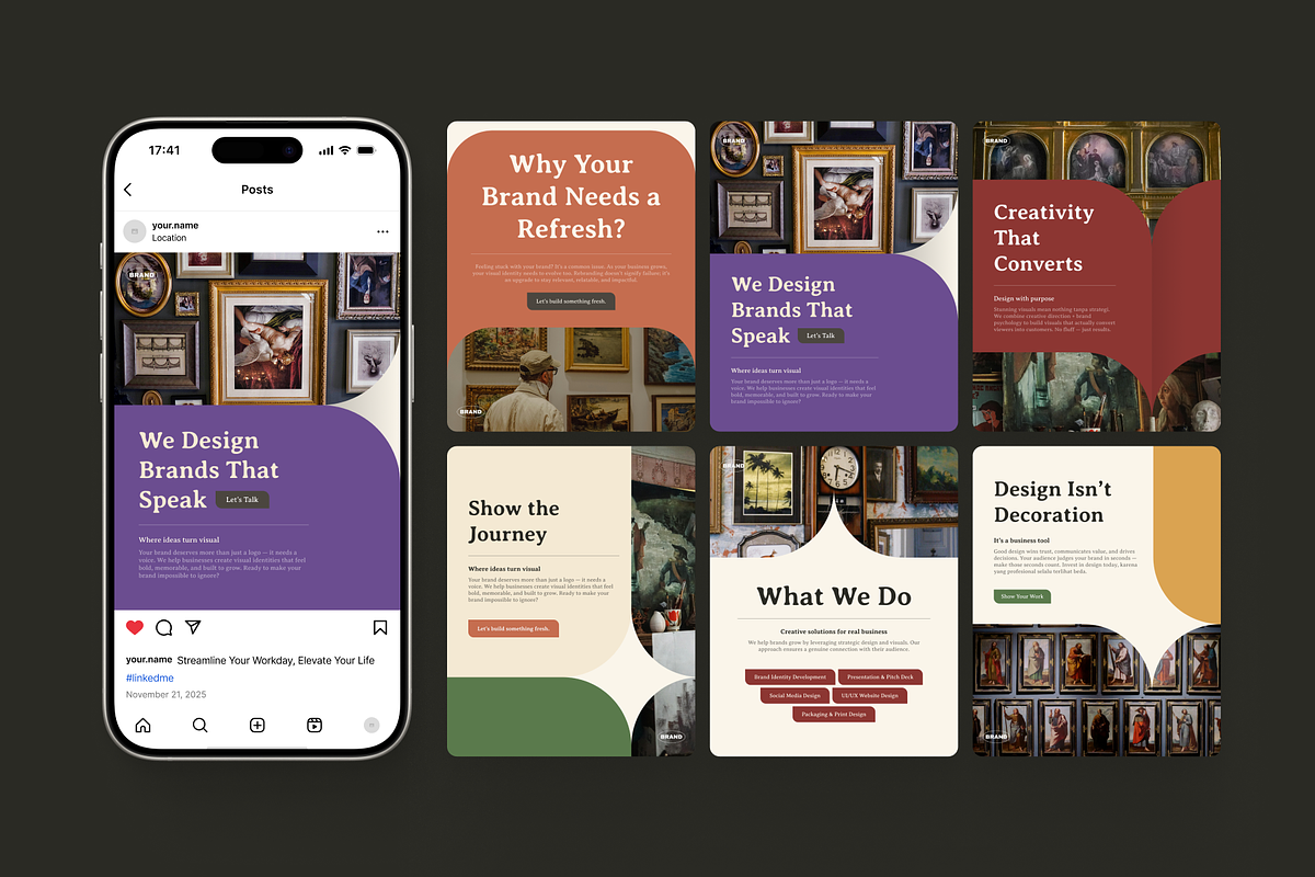 Vintook-Digital Agency Social Media, a Social Media Template by SLAB! Design (Photo 2 of 8)