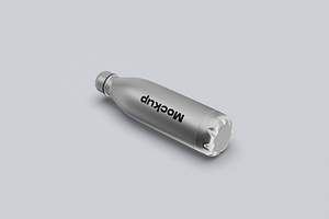 Stainless Steel Bottle Mockup