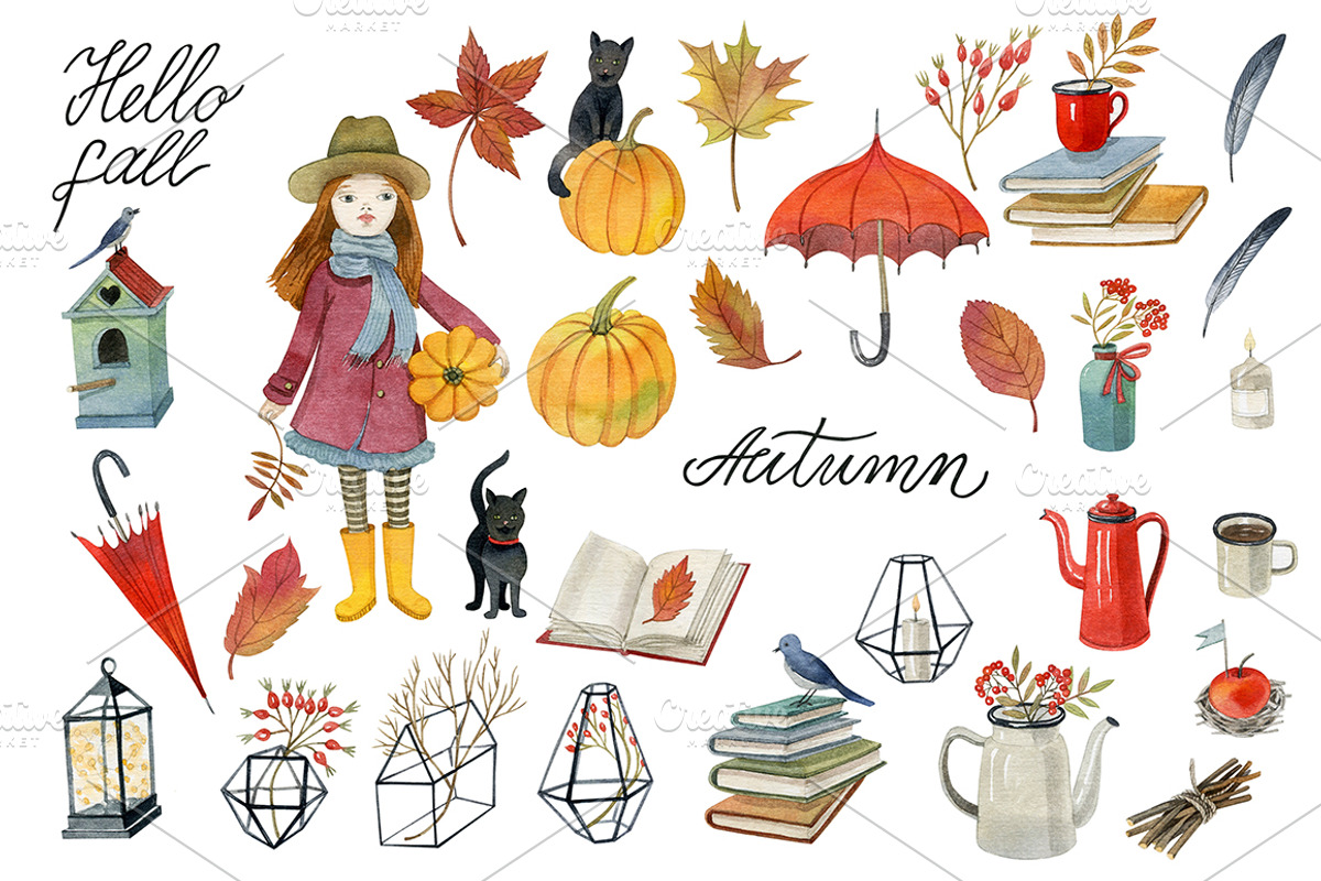 Autumn, an Illustration by Watercolor life (Photo 1 of 6)