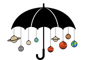 Celestial Umbrella Bundle, an Illustration by yasushie (Thumbnail 2 of 31)