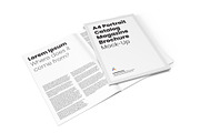 A4 Portrait Magazine Brochure Mockup, a Books & Magazine Mockup by Illusiongraphic (Thumbnail 13 of 28)