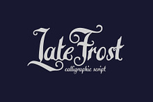 Late Frost font