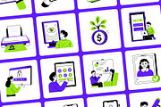 Animated Bank and Banking, a Finance Illustration by Vectors Market (Thumbnail 4 of 5)