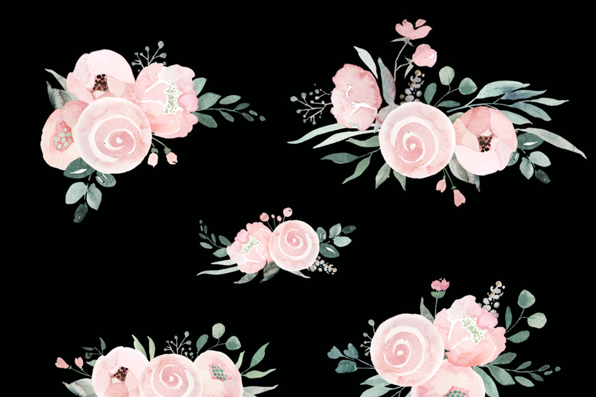 Dusty Pink Roses, a Decorative Illustration by AnnelyBlooms (Photo 7 of 7)