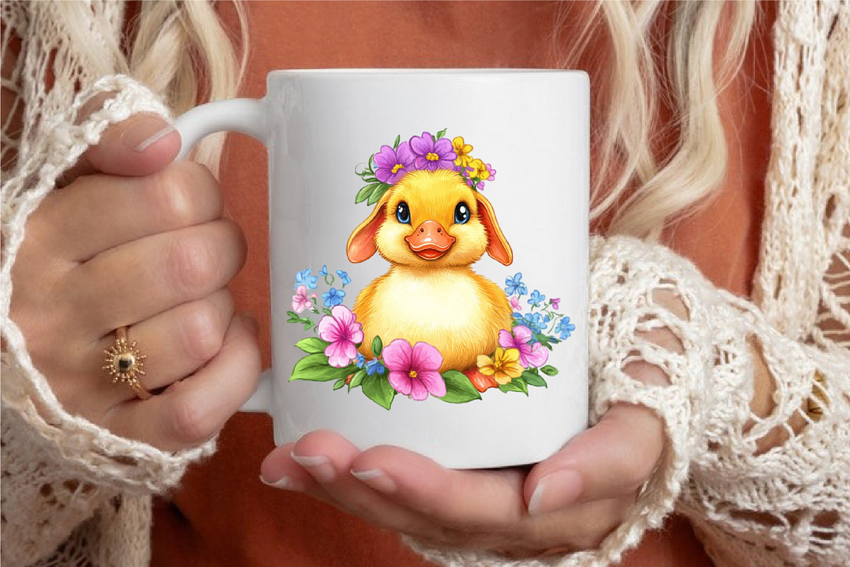 Whimsical Cute Easter Clipart, an Animal Illustration by designcity5 (Photo 4 of 5)